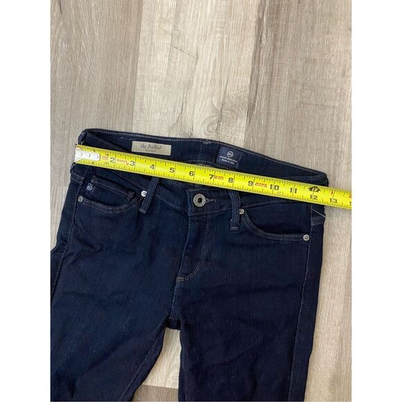 AG Adriano Goldschmied The Ballad Slim Boot Blue Jeans Size 24R, MSRP $235 - Picture 4 of 11